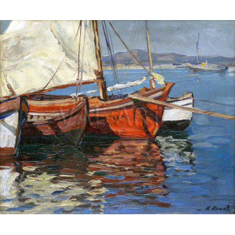 РЕПРОДУКЦИИ НА КАРТИНИ Лодки (1936)